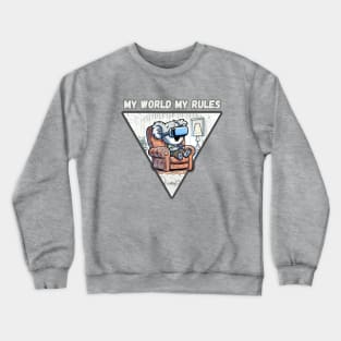 Sweet Animals: Koala Back Home To Take Over World - Cute Koala Bear - A Funny Silly Retro Vintage Style Crewneck Sweatshirt